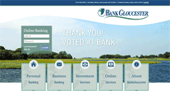 Desktop Screenshot of bankgloucester.com